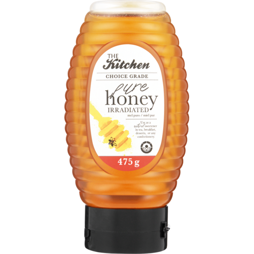 The Kitchen Pure Irradiated Honey Bottle 475g