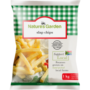 Natures Garden Frozen Slap Potato Chips 1kg