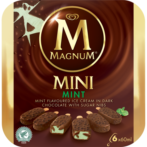 Magnum Mini Mint Ice Cream 6 Pack