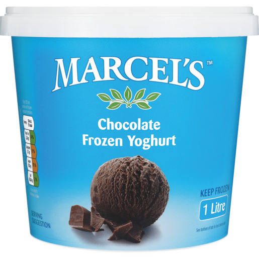 Marcel's Chocolate Flavoured Low Fat Frozen Yoghurt 1L