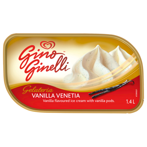 Ola Gino Ginelli Gelateria Vanilla Venetia Ice Cream 1.4L