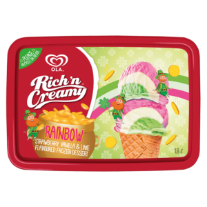 Ola Rich 'N Creamy Rainbow Ice Cream 1.8L