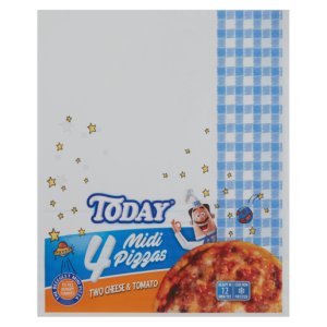 Today Frozen Tomato Pizza Bases 4 Pack