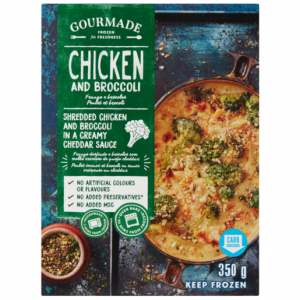 Gourmade Frozen Chicken & Broccoli Ready Meal 350g