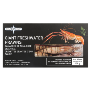 Cape Point Giant Freshwater Prawns 400g