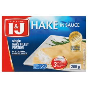 I&J Frozen Hake Fillet In Cheese Sauce 200g