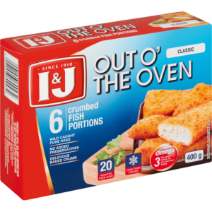 I&J Frozen Oven Classic Crumbed Fish 500g