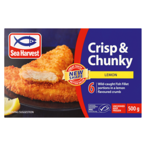 Sea Harvest Crisp & Chunky Lemon Fish Fillet 500g