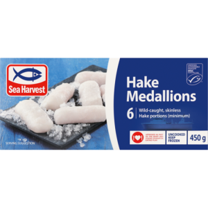 Sea Harvest Frozen Hake Medallions 450g