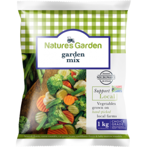 Natures Garden Frozen Garden Mix Vegetables 1kg