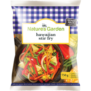 Natures Garden Frozen Hawaiian Stir Fry 750g