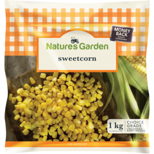 Natures Garden Frozen Sweetcorn 1kg