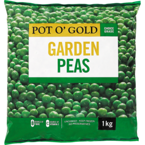 Pot O' Gold Frozen Garden Peas 1kg