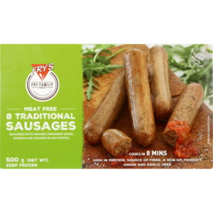 Fry's Frozen Traditional Vegetarian Sausages 500g