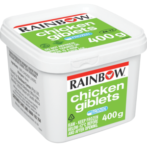 Rainbow Frozen Chicken Giblets 400g