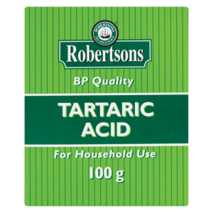 Robertsons Tartaric Acid Box 100g