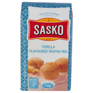 Sasko Vanilla Flavoured Muffin Mix 1kg