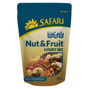 Safari Nut & Fruit Luxury Mix 100g