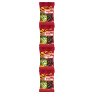 Safari Seedless Dried Raisin 4 x 32g