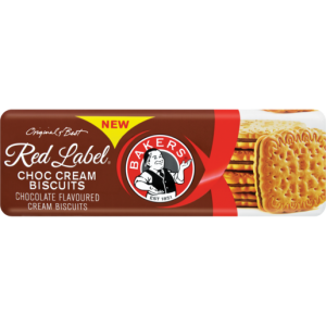 Bakers Red Label Chocolate Cream Biscuits 200g