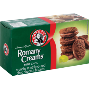 Bakers Romany Creams Chocolate Mint Biscuits 200g