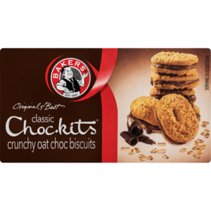 Bakers Classic Choc-kits Oat Chocolate Biscuits 200g