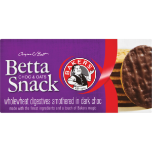 Bakers Bettasnack Chocolate & Oats Biscuits 200g