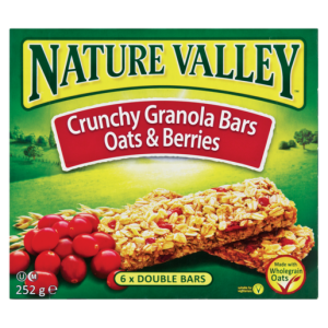 Nature Valley Crunchy Oats & Berries Granola Bar Pack 6 x 42g