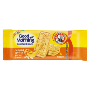 Bakers Good Morning Peach & Apricot Breakfast Biscuits 50g