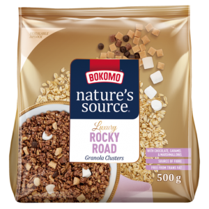 Bokomo Nature's Source Luxury Rocky Road Granola Clusters 500g