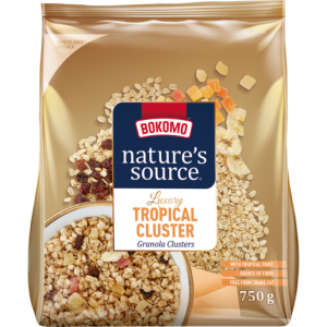 Bokomo Nature's Source Luxury Tropical Cluster Granola Clusters 750g