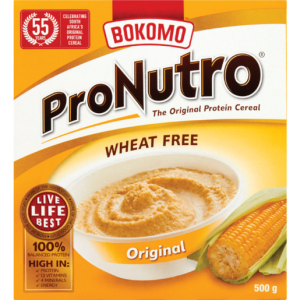 Bokomo ProNutro Wheat Free Original Cereal 500g