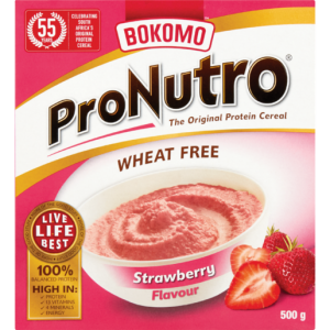 Bokomo ProNutro Wheat Free Strawberry Cereal 500g