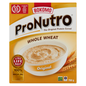 Bokomo ProNutro Whole Wheat Original Cereal 750g