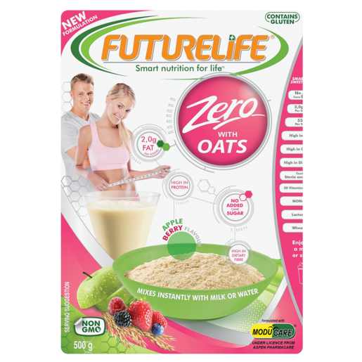 Fututelife Zero Smart Food Apple & Berry Flavoured Cereal With Oats 500g