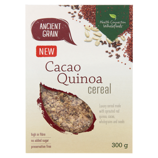 Health Connection Wholefoods Cacao Quinoa Cereal 300g