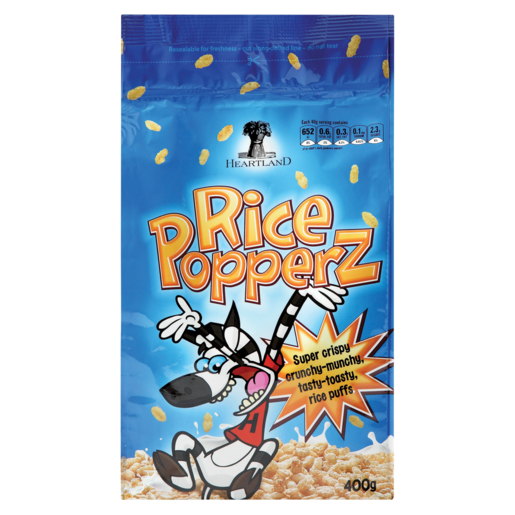 Heartland Rice Popperz Cereal 400g