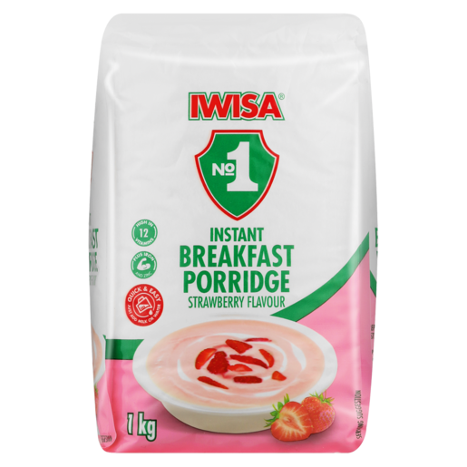 Iwisa Strawberry Flavoured Instant Maize Porridge 1kg