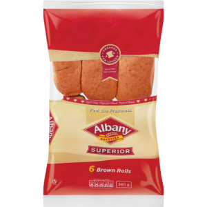 Albany Superior Brown Rolls 6 Pack