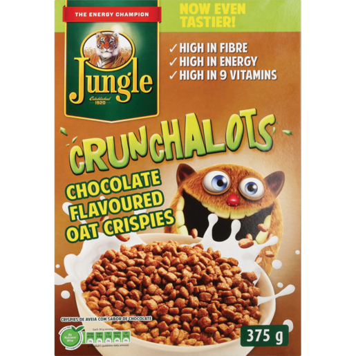 Jungle Crunchalots Chocolate Flavoured Oats Cereal 375g