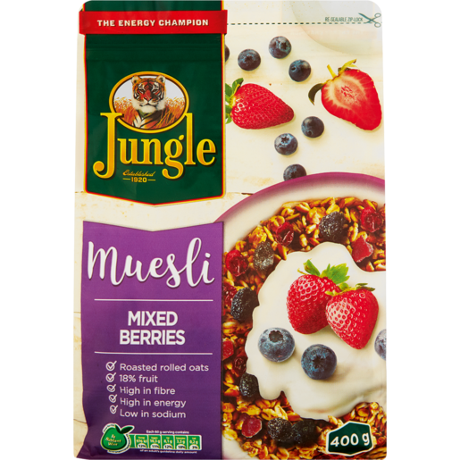 Jungle Mixed Berries Muesli Cereal 400g