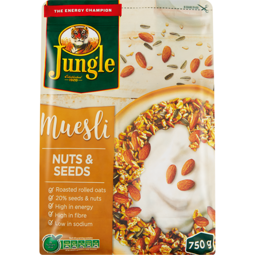 Jungle Nuts & Seeds Muesli Cereal 750g