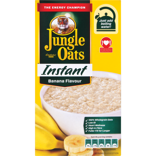 Jungle Oats Instant Banana Flavoured Porridge 750g