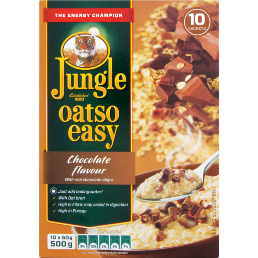 Jungle Oatso Easy Chocolate Flavoured Instant Oats 500g