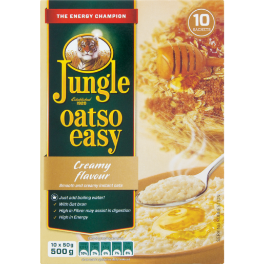 Jungle Oatso Easy Creamy Flavoured Instant Oats 500g