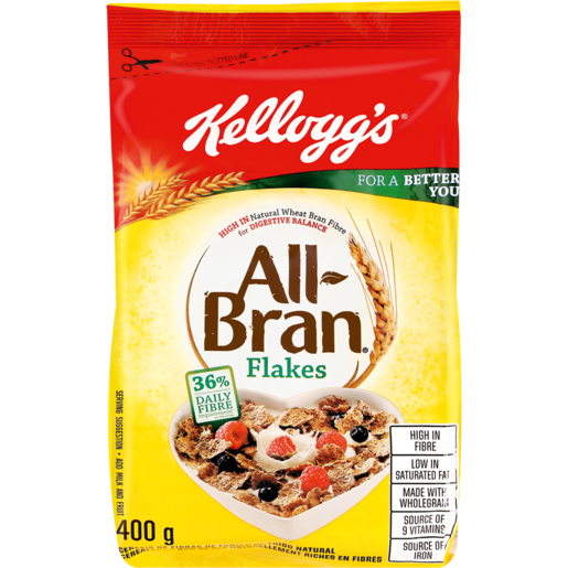 Kellogg's All-Bran Flakes Cereal 400g